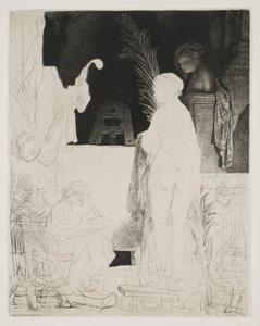 O Desenho do Artista a partir de um Modelo de Rembrandt van Rijn