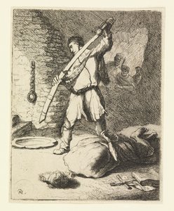 A decapitação de João Batista de Rembrandt van Rijn