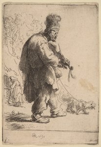 O Violinista Cego de Rembrandt van Rijn