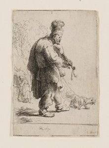 O violinista cego de Rembrandt van Rijn