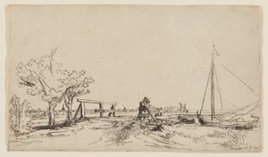 A ponte em Klein Kostverloren no Amstel de Rembrandt van Rijn