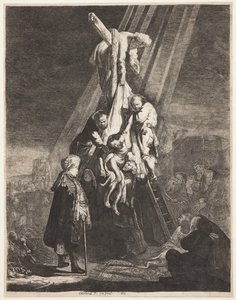 A descida da cruz de Rembrandt van Rijn