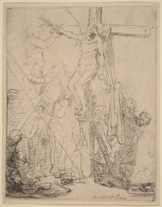 A Descida da Cruz: um esboço de Rembrandt van Rijn