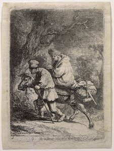A fuga para o Egito de Rembrandt van Rijn