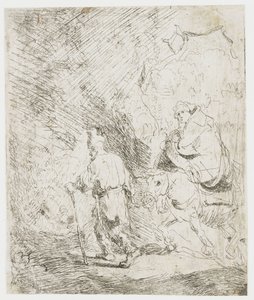 A Fuga para o Egito de Rembrandt van Rijn