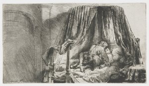 A cama francesa de Rembrandt van Rijn