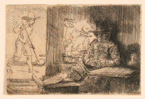 O jogador de golfe de Rembrandt van Rijn