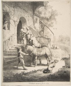 O bom samaritano, 1633. de Rembrandt van Rijn