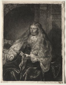 A Grande Noiva Judaica, 1634. de Rembrandt van Rijn