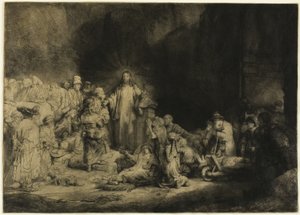 A Impressão dos Cem Guilders de Rembrandt van Rijn