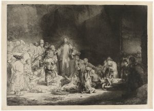 A Impressão Cem Guilder de Rembrandt van Rijn