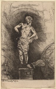 A imagem vista por Nabucodonosor de Rembrandt van Rijn