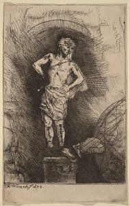 A imagem vista por Nabucodonosor de Rembrandt van Rijn