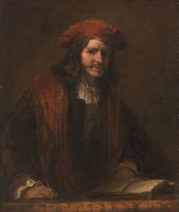 O Homem de Boné Vermelho, c. 1660 de Rembrandt van Rijn