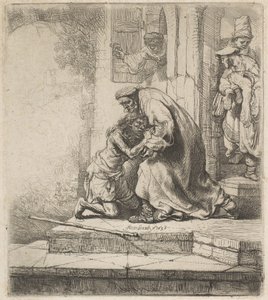 O Retorno do Filho Pródigo, 1636. de Rembrandt van Rijn