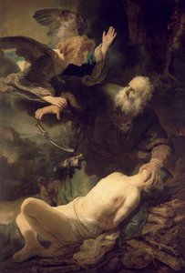 O Sacrifício de Abraão, 1635 de Rembrandt van Rijn