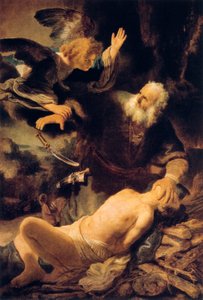 O sacrifício de Isaac, 1635 de Rembrandt van Rijn