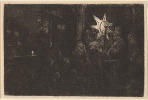 A Estrela dos Reis: Uma Peça Noturna de Rembrandt van Rijn