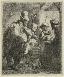 Os Músicos Itinerantes de Rembrandt van Rijn