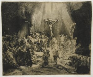 As Três Cruzes
Cristo Crucificado entre os dois ladrões: "As Três Cruzes de Rembrandt van Rijn