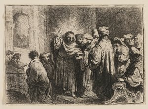 O dinheiro do tributo de Rembrandt van Rijn
