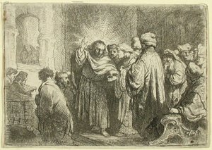O Dinheiro do Tributo de Rembrandt van Rijn