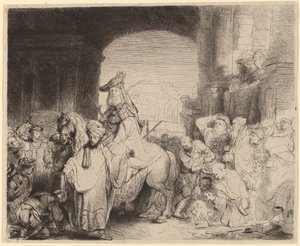 O triunfo de Mardoqueu de Rembrandt van Rijn