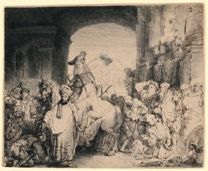 O triunfo de Mardoqueu de Rembrandt van Rijn