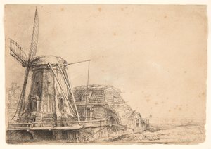 O Moinho de Vento de Rembrandt van Rijn