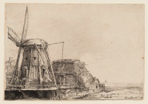 O Moinho de Vento de Rembrandt van Rijn