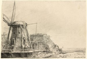 O Moinho de Vento de Rembrandt van Rijn