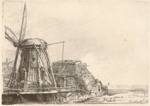 O Moinho de Vento de Rembrandt van Rijn