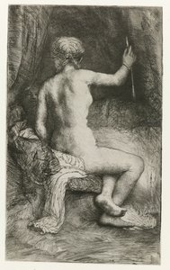 A Mulher da Flecha Mulher com a flecha de Rembrandt van Rijn