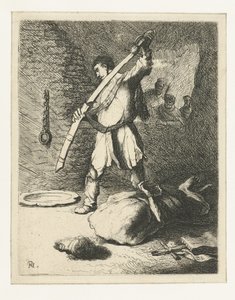 A decapitação de São João Batista de Rembrandt van Rijn