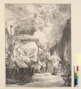 A morte da Virgem de Rembrandt van Rijn