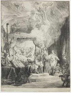 A morte da Virgem de Rembrandt van Rijn