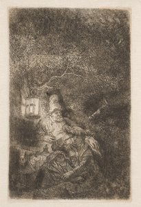 O resto do voo: uma peça noturna de Rembrandt van Rijn