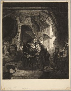Tobias recuperando a visão de Rembrandt van Rijn