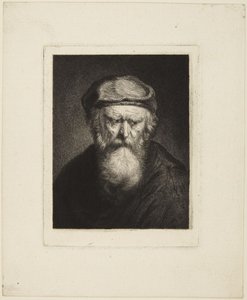 Velho irascível de Rembrandt van Rijn