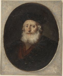 Velho com toque de Rembrandt van Rijn
