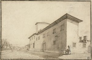A Villa Bellagio, Castello, perto de Florença de Remigio Cantagallina