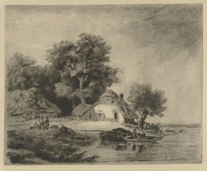 Casa de campo à beira-mar de Remigius Adrianus Haanen
