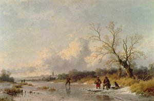 Inverno na Holanda (óleo)