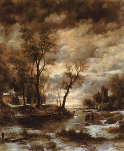 Inverno na Holanda, 1872