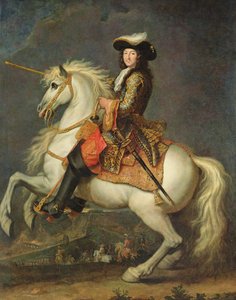 Retrato Equestre de Luís XIV (1638-1715)
