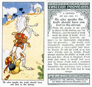 &39;Aquele que fala a verdade deve ter um pé no estribo&39;, 1931 (ver também 498188)