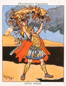 Júlio César (litografia a cores) de René Bull