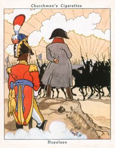 Napoleão (litografia a cores) de René Bull