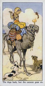 Os cães ladram, mas a caravana continua (cor litho)