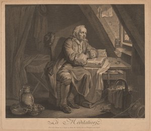 Meditação de René Gaillard, after Johann Eleazar Schenau